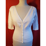 COAST Women's White Cardigan Size 12