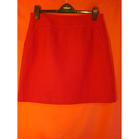 HOBBS Burgundy Wool Skirt Size 12