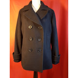 Jasper J Conran Women's Black Wool Blend Short Coat Size 14