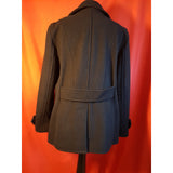 Jasper J Conran Women's Black Wool Blend Short Coat Size 14