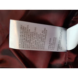 M&S Women's Suede Burgundy Jacket Size 20