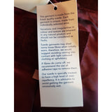 M&S Women's Suede Burgundy Jacket Size 20