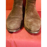 CARMINA Chelsea Brown Suede Boots Size 7.5