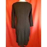 Bleu Blanc Rouge Women's Black Gold Dress Size 12 / 40.