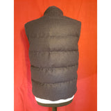 SID MASHBURN Men's Blue Wool Down Guilted Gilet Size S.