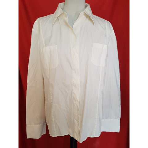 Piazza Sempione Women's White Blouse Size 18UK