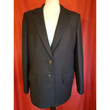 Cefinn Women's Black Wool Blend Blazer Size 14