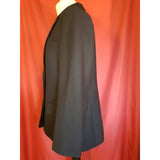 Cefinn Women's Black Wool Blend Blazer Size 14