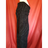 LUIS CIVIT Black Ocassion Long Dress Size 16