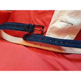 Russell Bromley Mens Blue Suede Belt Size 100/40