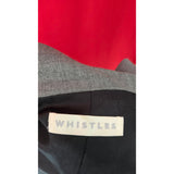 Whistles Women's Grey 100% Wool Blazer Size 14