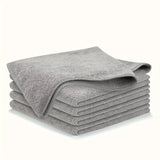 5/10/20pcs Kitchen Towel, Ultra-fine Fiber Light Gray Cleaning Cloth Set, Absorbent, Soft And Stain-removing Cloth
