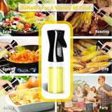 200/300/500ml Oil Spray Bottle BBQ Cooking Olive Oil Sprayer Plastic Baking Oil Spray Empty Bottle Vinegar Bottle Or  Oil brush