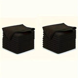 5/10/20pcs Kitchen Towel, Ultra-fine Fiber Light Gray Cleaning Cloth Set, Absorbent, Soft And Stain-removing Cloth