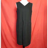 Indigo Roc Mitzy Black Linen Blend Dress Size 12.