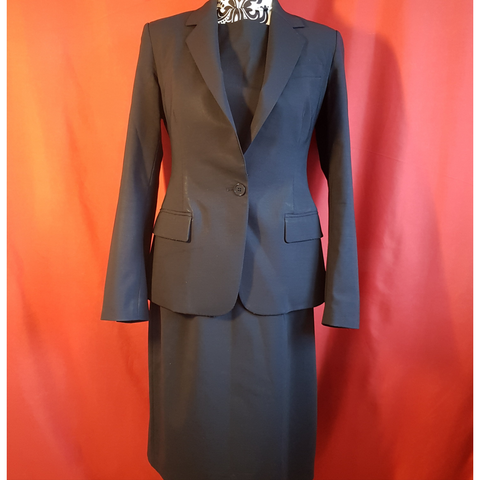 Theory Women's Blue Dress Suit Size Dress 10 Size Jacket 6