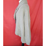 Johnstons Cashmere Brown Open Front Cardigan Size S/M