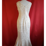BODYFLIRT Boutique White Sequin Lined Ocassion Long Dress White Size 16
