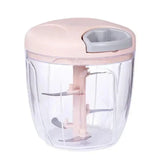 Home Kitchen Manual Ginger Grinder Garlic Mud Splasher Multifunctional Vegetable Cutter Handheld Meat Grinder Modern Minimalist