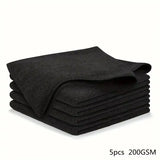 5/10/20pcs Kitchen Towel, Ultra-fine Fiber Light Gray Cleaning Cloth Set, Absorbent, Soft And Stain-removing Cloth