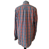 GANT Georgica Poplin 100% Cotton Long Sleeve Checked Button Down Shirt Size L