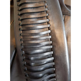 SLY010 Black Leather Dress Size 38 IT / XS