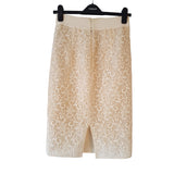 Giambattista Valli White Crochet Skirt Size S