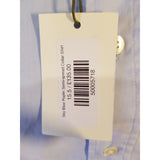 William Grabtree & Sons Men's Sky Blue Poplin Shirt Size 15 1/2