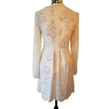 Jovonna Premier White Tulle Dress Size UK 8