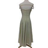 Light Yellow Dress with Cropped Blazer, Size S