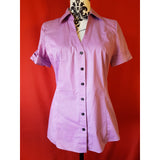 Elie Tahari Women's Lilac Shirt Size S