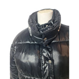 Calvin Klein Jeans Women's High Gloss Puffer Jacket - Black Size 16