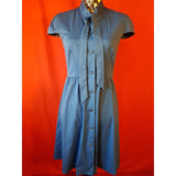 Theory Navy Cotton Blend Dress Size 2 / XS
