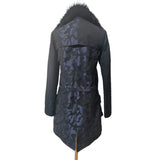 REISS Ladies Camo Print Parka / Coat with Faux Fur Size 6