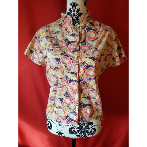 Rachel Riley 100% Cotton Blouse Size 38 FR 10 UK