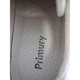 Primury White Womens Leather Sneakers, Size 5 UK  38 EU