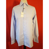William Grabtree & Sons Men's Sky Blue Poplin Shirt Size 15 1/2