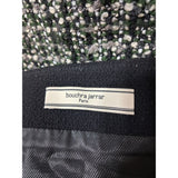 Bouchra Jarrar Black White Green Skirt Size 36 FR 8 UK