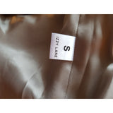 Izzy Lane Women's Black Grey Check Wool Jacket Size S