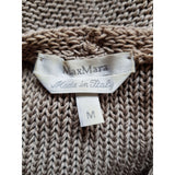 Max Mara Brown Top & Cardigan Size M