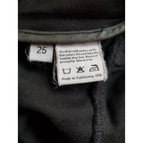J Brand / Hussein Chalayan Jeans Skinny Black Drainpipe  Size W25 L34.