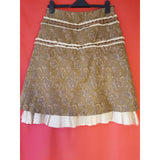 Hoss Homeless Olive Sparkle Skirt Size 38 / M