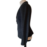 Armani Collezioni Womens Charcoal Grey Single Button Blazer Jacket UK 14 IT 46