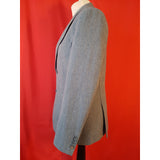 House of Cavani Men's Light Blue 3 Piece Wool Blend Suit Size UK 34R EU 44R.