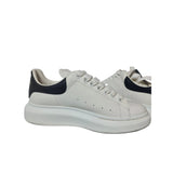 Title:
Alexander McQueen Oversized Leather Sneakers White Black Heel Tab - Authentic Size 6
