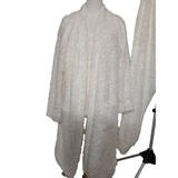 Pretty Secrets Womens Cream 3-Piece Fluffy Lounge Set Size 16/18