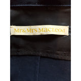 Mr & Mrs MACLEOD Navy Wool Blouse Size 40 FR / 12 UK