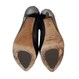 Рura Lopez Black High Heels Ankle Lace-up Boots Size 38.5 UK 5.5 UK