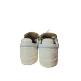 AUTHENTIC GIUSEPPE ZANOTTI WHITE LEATHER LOW-TOP SNEAKERS Size 6