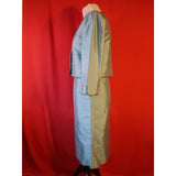 Gerard Darel Light Blue 100% Silk Dress and Blazer Size 10 UK 38 EU.